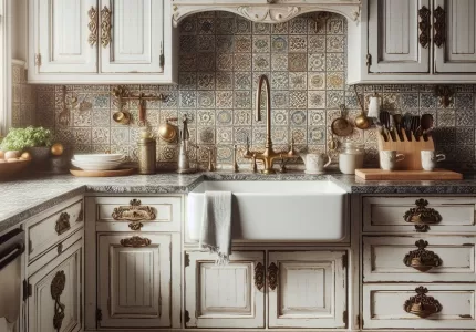 countertop vintage color