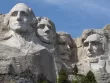 Scenery of the famous historic Mount Rushmore in South Dakota